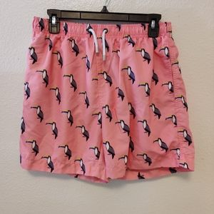 Pink Tucan Water Shorts